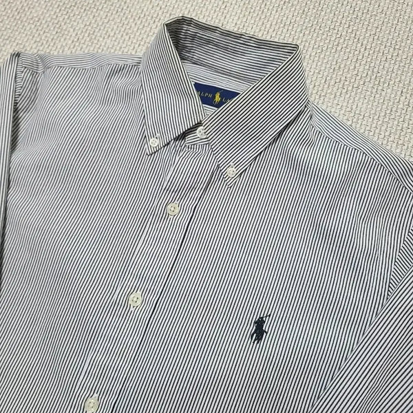 [BUNJANG] Polo Ralph Lauren Striped Shirt Custom Fit M / 폴로 랄프로렌 스트라이프 셔츠