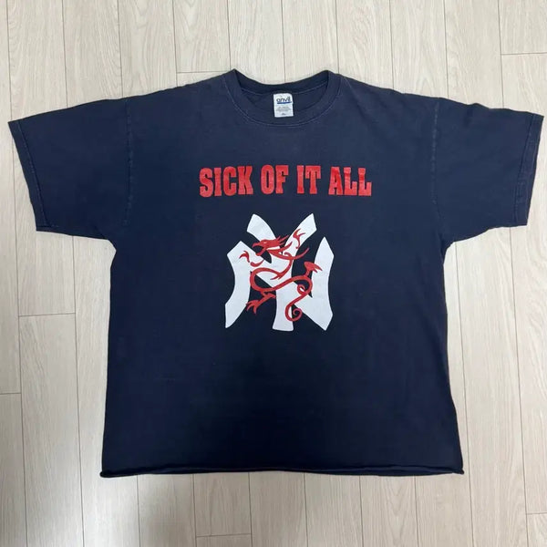 [BUNJANG] 90s Sick of It All Band T-Shirt / 90s 식 오브 잇 올 sick of it all 빈티지 밴드 티셔츠