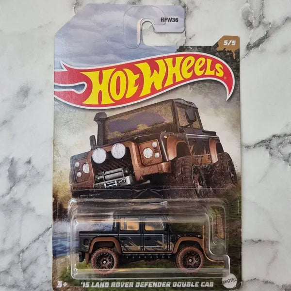 [BUNJANG] Hot Wheels Off-Road Mud Runner Series '15 Land Rover Defender Double Cab / 핫휠 오프로드 머드 러너 시리즈 '15 랜드로버 디펜더 더블캡