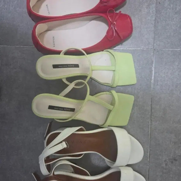 [BUNJANG] SOVO, SAPPUN, VINOR Flat Shoes & Sandals Bundle Set / SOVO/SAPPUN/VINOR (3개일괄)