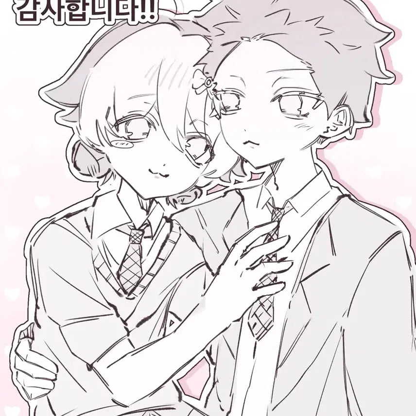 [BUNJANG] Couple Sketch Commission / 2인 페어 가챠 낙서 오마카세 커미션 반신