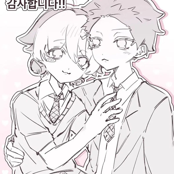 [BUNJANG] Couple Sketch Commission / 2인 페어 가챠 낙서 오마카세 커미션 반신