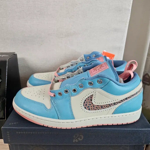[BUNJANG] Nike Air Jordan 1 Low SE Blue US 10.5 / 나이키 에어 조던 1 로우 SE 블루 285mm