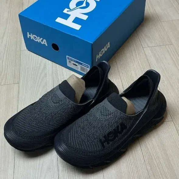 [BUNJANG] Hoka One One Black Slip-on Shoes / 호카 오네오네 검정 슬립온
