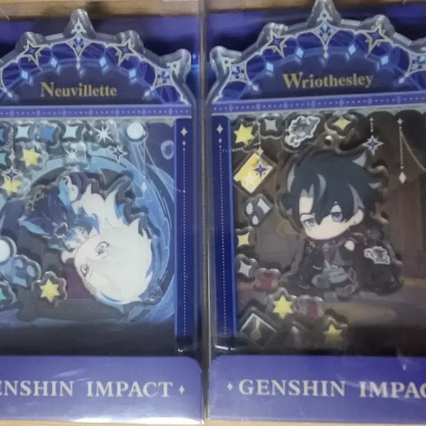 [BUNJANG] Genshin Impact Neuvillette/Lyney Acrylic Shaker / 원신 느비예트 / 라이오슬리 아크릴 쉐이커