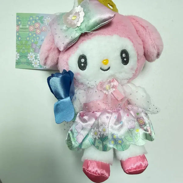 [BUNJANG] Sanrio My Melody "Everyone is a Star" Heart-Pounding Design Plush Keyring / 산리오 마이멜로디 모두가 주인공 두근두근 디자인 인형 키링