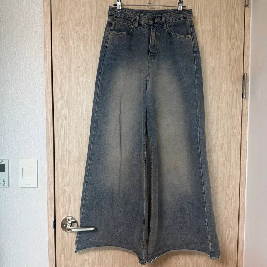 [BUNJANG] Wide Leg Denim Pants S-L / 와이드 데님 팬츠[S-L]