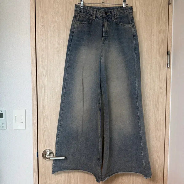 [BUNJANG] Wide Leg Denim Pants S-L / 와이드 데님 팬츠[S-L]