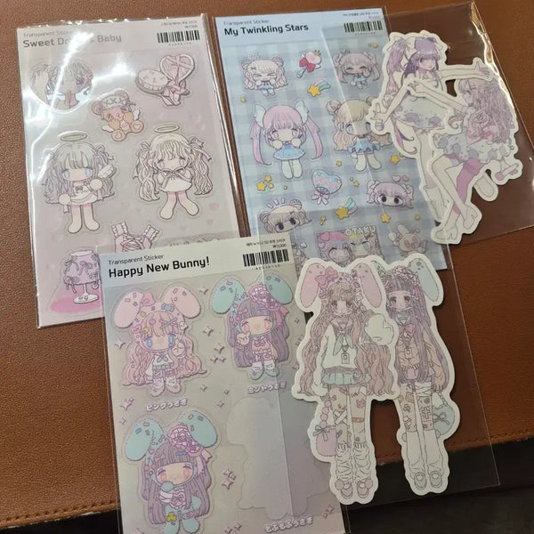 [BUNJANG] Ugly Cute Sticker Bundle Set / 어글리큐트 스티커 일괄