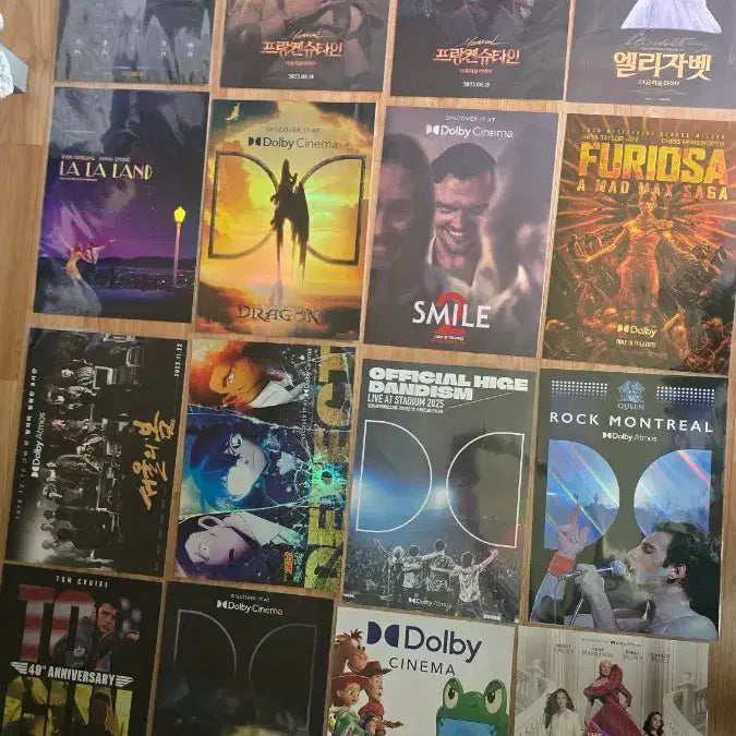 [BUNJANG] Megabox Dolby & Dolby Atmos A3 Poster Set (16 Types) / 메가박스 돌비 & 돌비 애트모스 A3 포스터 16종 일괄 팝니다