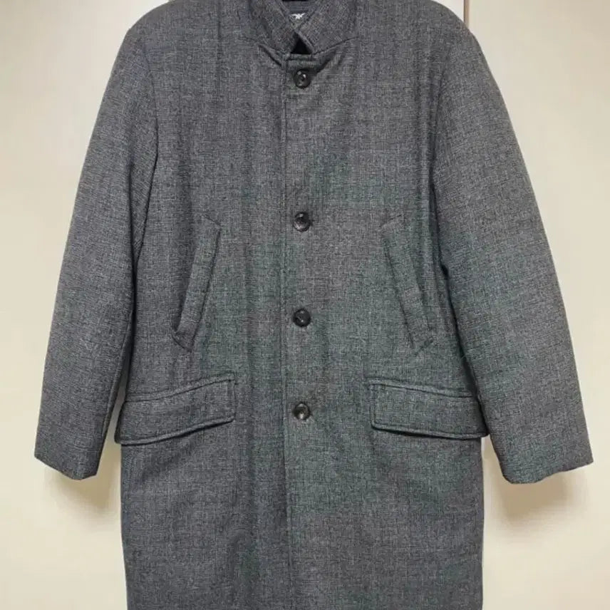 [BUNJANG] DKNY Goose Down Padded Coat - Gray, Size L / DKNY padded coat gray