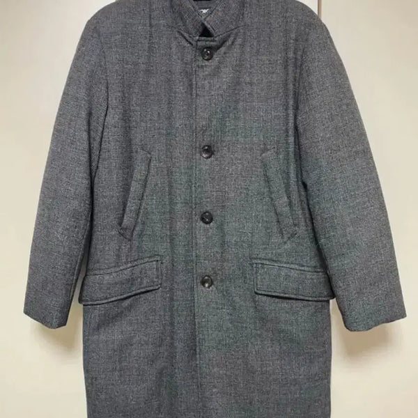 [BUNJANG] DKNY Goose Down Padded Coat - Gray, Size L / DKNY padded coat gray