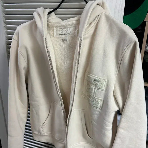 [BUNJANG] Erl Varsity Hooded Zip-Up Jacket / Erl 바시티 후드집업