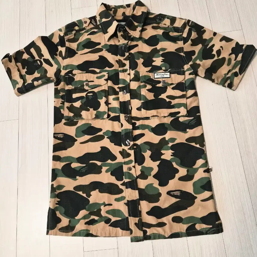[BUNJANG] A BATHING APE Camo Ripstop Shirt / A BATHING APE 베이프 카모 립스탑 셔츠 M사이즈
