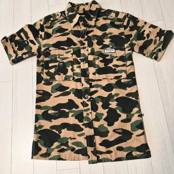 [BUNJANG] A BATHING APE Camo Ripstop Shirt / A BATHING APE 베이프 카모 립스탑 셔츠 M사이즈