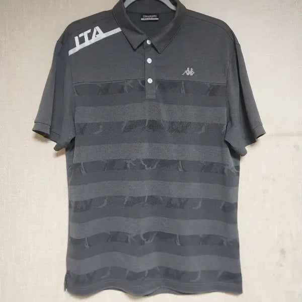 [BUNJANG] Kappa Short Sleeve Collar T-Shirt / 카파/105) 반팔카라티