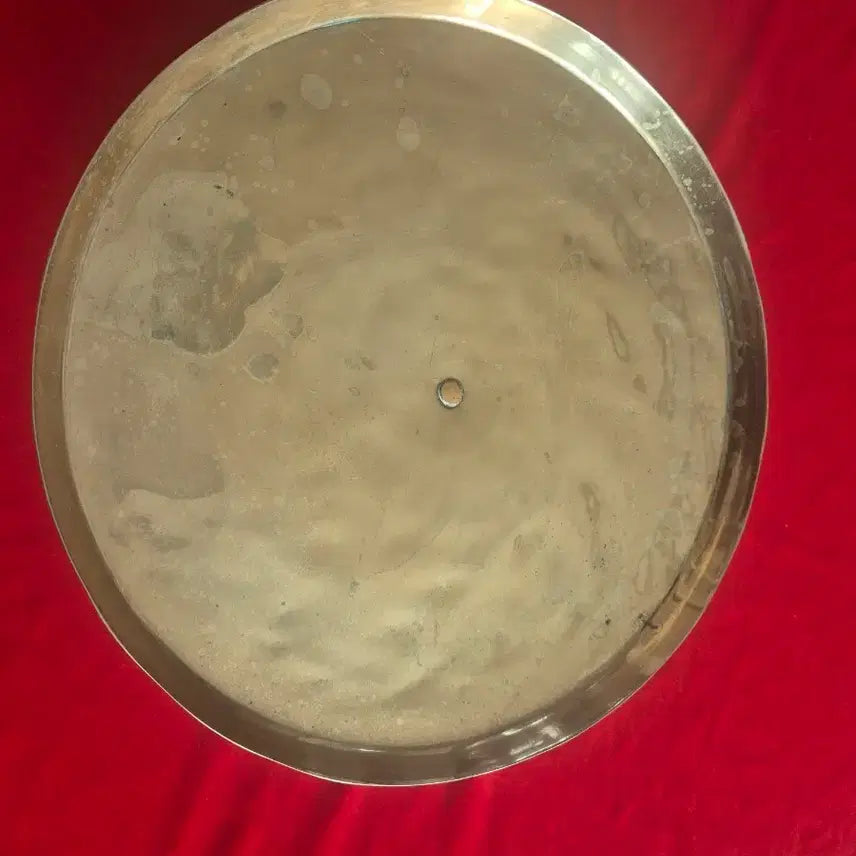 [BUNJANG] Kim Moon-ik Artisan Celadon Brazier / 무형문화재  김문익 작  놋상  (무료배송)