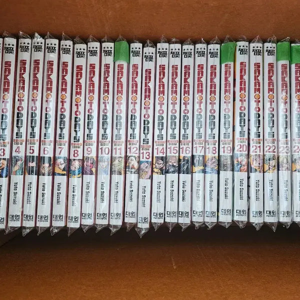 [BUNJANG] Sakamoto Days Complete Set (Vol. 1-25) & Holidays Complete Set (Vol. 1-2) / 만화책.사카모토데이즈1권~25권.홀리데이즈1권~2권.총 27권.