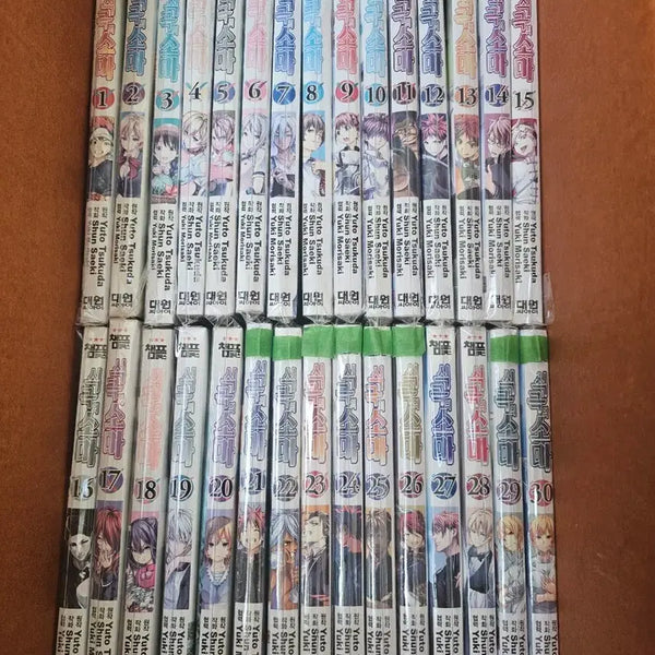 [BUNJANG] Food Wars! Shokugeki no Soma Complete Manga Set (Volumes 1-36) / 책.식극의 소마 1권~36권.완결.개인소장용.