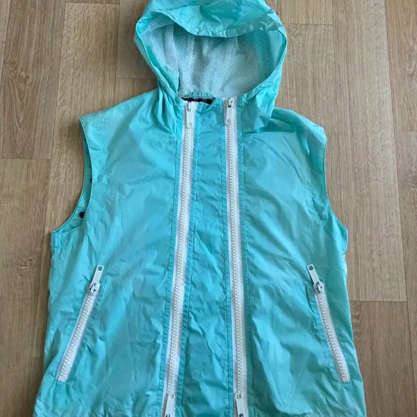 [BUNJANG] Burberry Genuine Windbreaker Hooded Vest / 정품 버버리 바람막이 후드 조끼 베스트
