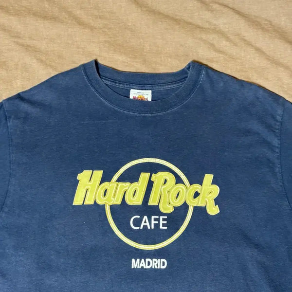 [BUNJANG] Vintage Hard Rock Cafe Madrid T-Shirt Navy M / [M] 빈티지 하드락 카페 마드리드 반팔티 네이비