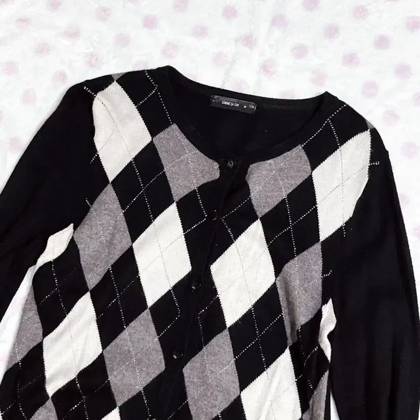 [BUNJANG] STC Vintage Argyle Cardigan / 로걀탑 히메갸루 아가일 가디건 일본빈티지 stc빈티지 진리 블루엔젤