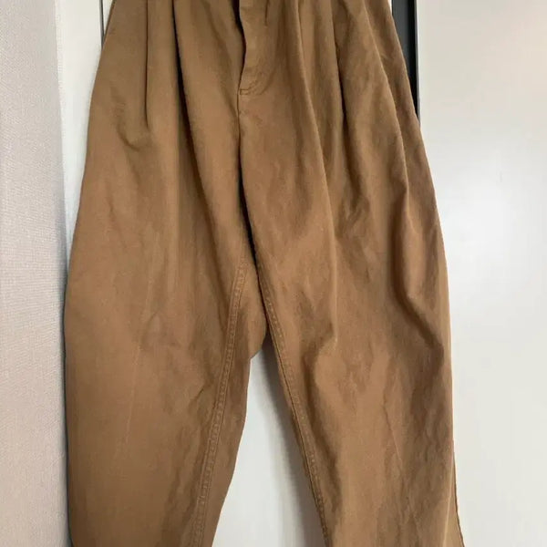 [BUNJANG] Headmainer x Cultism Exclusive 6-Pleats Pants Tobacco S / 헤드메이너 x 컬티즘 별주 6플리츠 팬츠 토바코 S