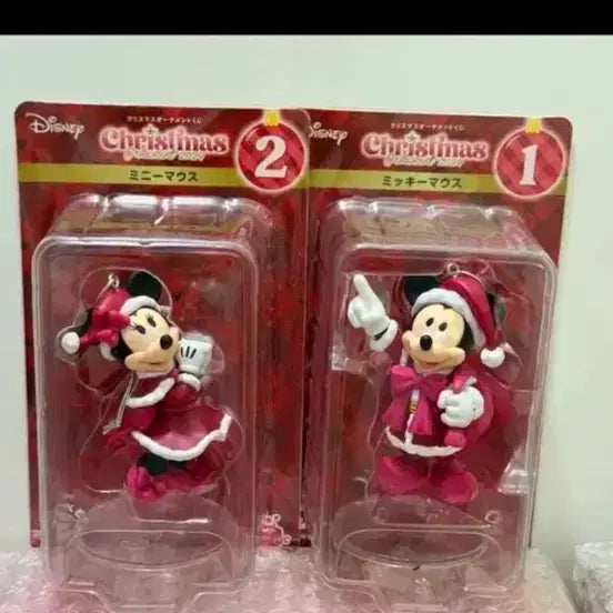[BUNJANG] Disney 2024 Happy Kuji Mickey & Minnie Mouse Christmas Ornament Set (Sealed) / (미개봉) 디즈니 2024 해피쿠지 미키 미니마우스 오너먼트 크리스마스