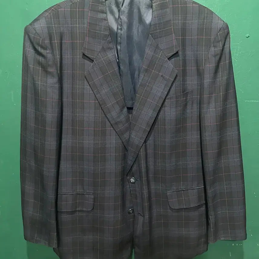 [BUNJANG] Saint Laurent Tartan Check Blazer / 입생로랑 타탄체크 블레이져