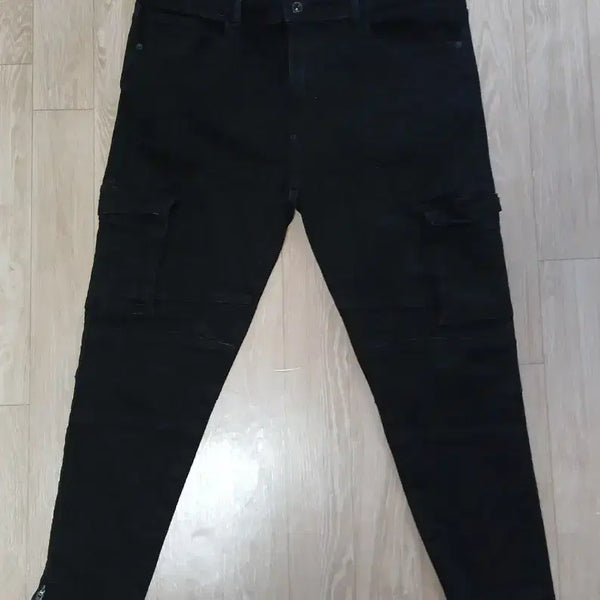 [BUNJANG] Zara Black Skinny Biker Jeans 36 / 자라 Zara 스키니 바이커 블랙진 36 스판