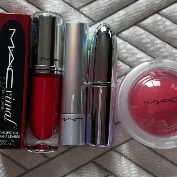 [BUNJANG] MAC Lipstick, Lip Balm, and Cheek Glow / 맥 립스틱