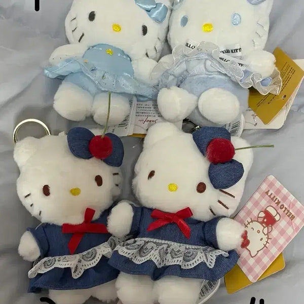 [BUNJANG] Sanrio Hello Kitty Blue Dress Keychain Collection / 미사용 정품) 헬로키티 키링 모음 / 정품 블루드레스 키티 키링