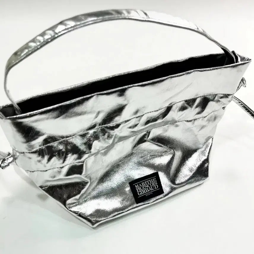 [BUNJANG] Marithe Francois Girbaud Silver Shoulder Bag / 마리떼 프랑소와 저버 실버 숄더백