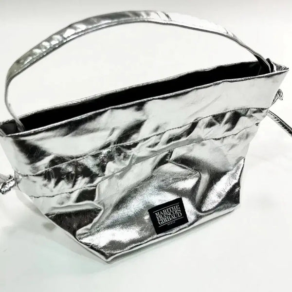 [BUNJANG] Marithe Francois Girbaud Silver Shoulder Bag / 마리떼 프랑소와 저버 실버 숄더백