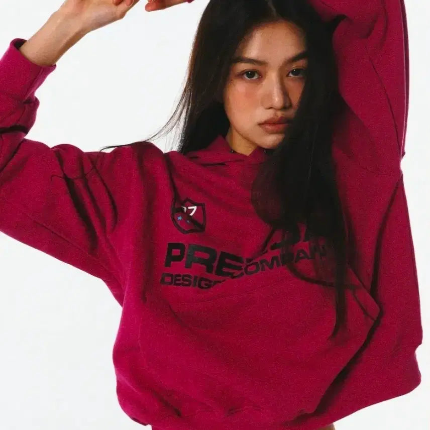 [BUNJANG] Frenza PDC Hoodie Magenta L / 무신사 프렌다 PDC HOODIE 유니폼 후드티 마젠타 NO기모 L