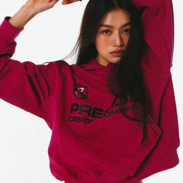 [BUNJANG] Frenza PDC Hoodie Magenta L / 무신사 프렌다 PDC HOODIE 유니폼 후드티 마젠타 NO기모 L