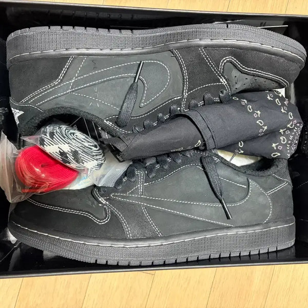 [BUNJANG] Travis Scott x Nike Air Jordan 1 Low 'Black Phantom' US 9.5 / [280] 트레비스 스캇 나이키 조던1 블랙팬텀