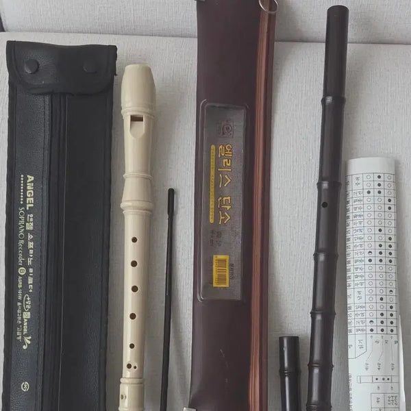 [BUNJANG] Angel Soprano Recorder & Elise DanSo Set / (악기)엔젤 리코더 + 엘리스 단소