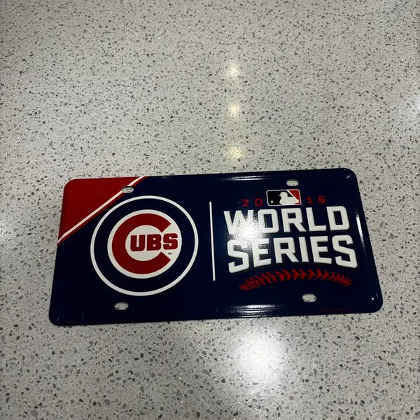 [BUNJANG] Chicago Cubs 2016 World Series Replica License Plate / 시카고 컵스 2016 월드시리즈 번호판