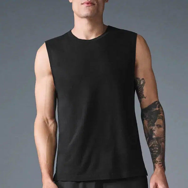 [BUNJANG] Alo Yoga The Triumph Muscle Tank Black S / 알로 트라이엄프 머슬탱크 S