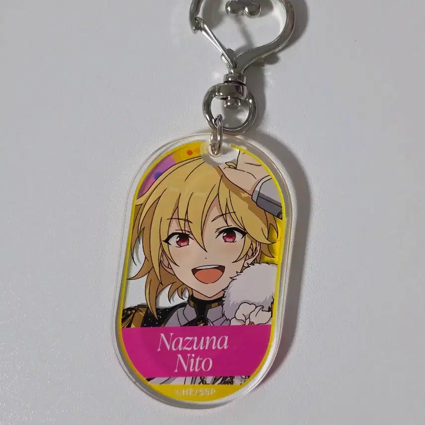 [BUNJANG] Ensemble Stars Nazuna Star Pony Karaoke Iron Man Collaboration Acrylic Keychain / 앙스타 나즈나 스타포니 가라오케의 철인 콜라보 아크릴키링