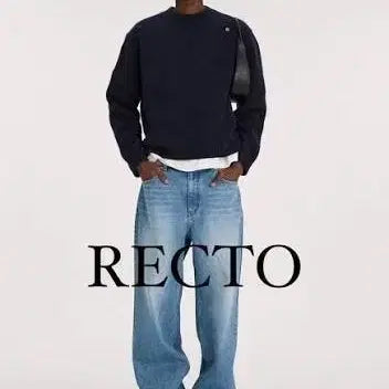 [BUNJANG] RECTO Low-Rise Denim (Mid Blue, Size S) / 렉토 로우라이즈 데님 S 미드블루