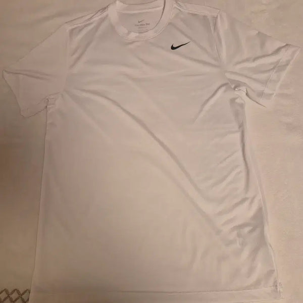 [BUNJANG] Nike Dri-FIT Short Sleeve T-Shirt White L / 나이키 드라이핏 반팔티 화이트 L