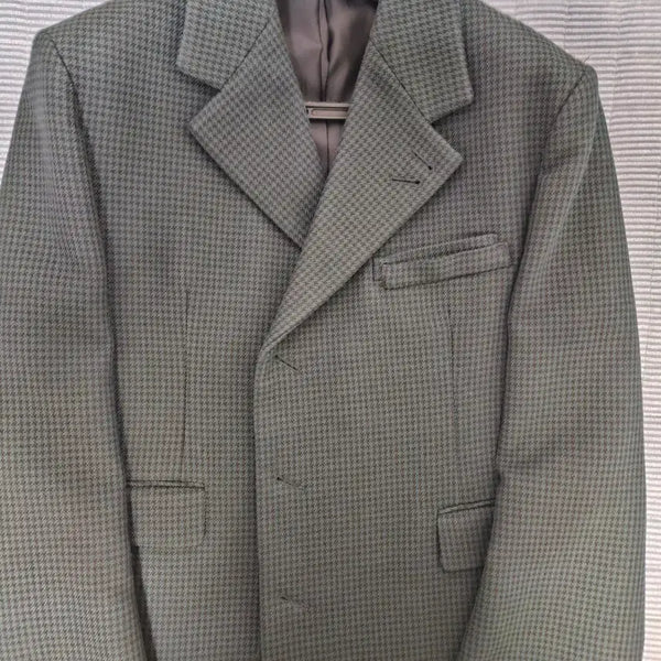 [BUNJANG] STU Green Check Blazer M / stu 그린체크 블레이저 M