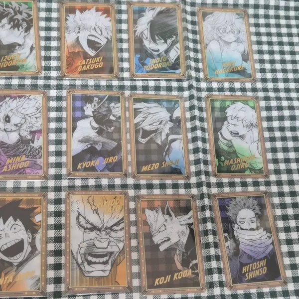 [BUNJANG] My Hero Academia Art Exhibition Gold Foil Clear Card Set / 히로아카 원화전 금박 클리어카드