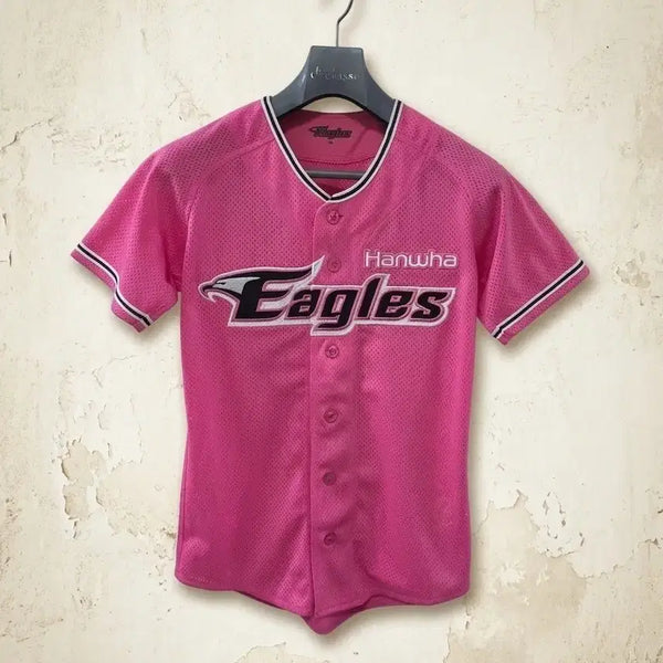 [BUNJANG] Hanwha Eagles Pink Baseball Jersey Size 85 (New) / 한화 이글스 핑크 유니폼 85 새상품