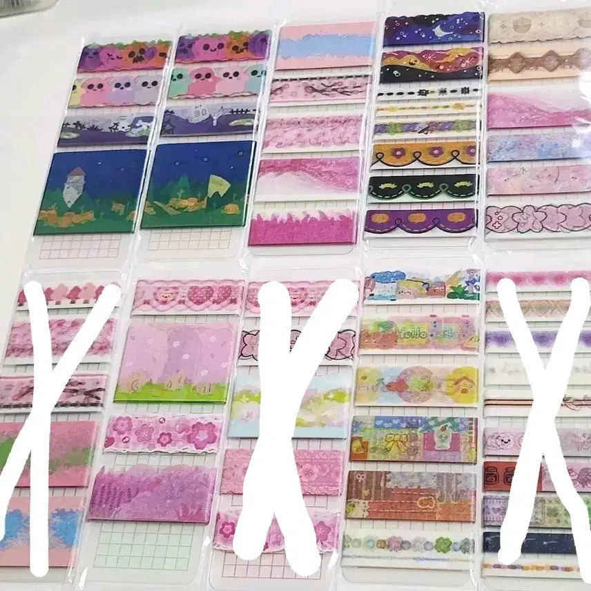 [BUNJANG] Washi Tape Samples / [1500] 마테소분 마테컷 마테감개 마테띵