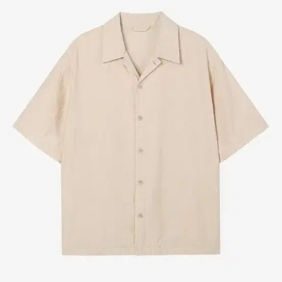 [BUNJANG] Wesley Houston Heritage Stripe Linen Half Shirt / 웨슬리 휴스턴 Heritage stripe linen half shirt