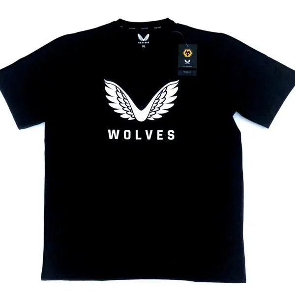 [BUNJANG] Wolverhampton Hwang Hee-chan Black Short Sleeve T-Shirt (XL) / (새상품/XL)울버햄튼 반팔 티셔츠 캐스토어 황희찬 축구