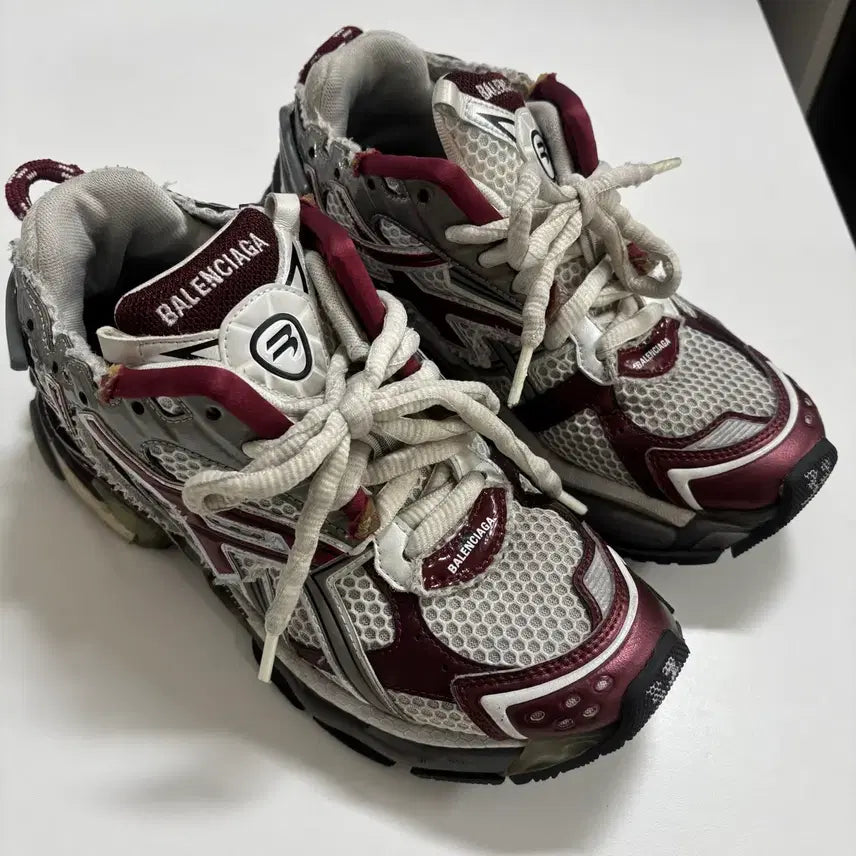 [BUNJANG] Balenciaga New Runner Sneakers Burgundy Size 37 / 발렌시아가 뉴러너 스니커즈 버건디 37